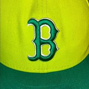 Bright green fitted